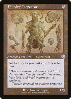 Foundry Inspector (Retro Schematic) [The Brothers' War Retro Artifacts]-1