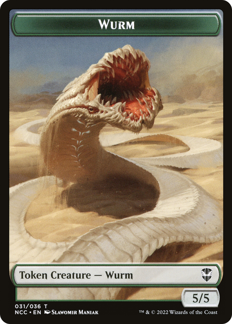 Wurm (TNCC-031) - New Capenna Commander Tokens-1