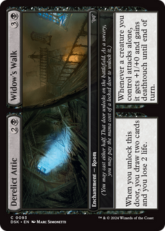 Derelict Attic // Widow's Walk [Duskmourn: House of Horror]-1