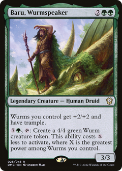 Baru, Wurmspeaker [Dominaria United Commander]-1