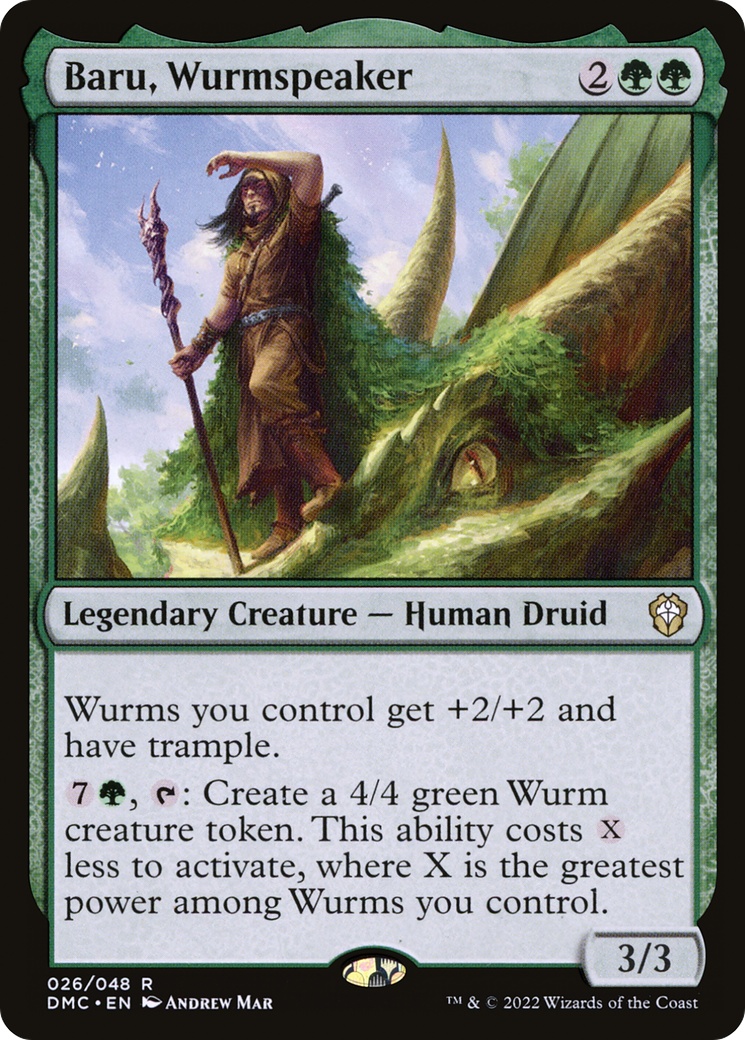Baru, Wurmspeaker [Dominaria United Commander]-1