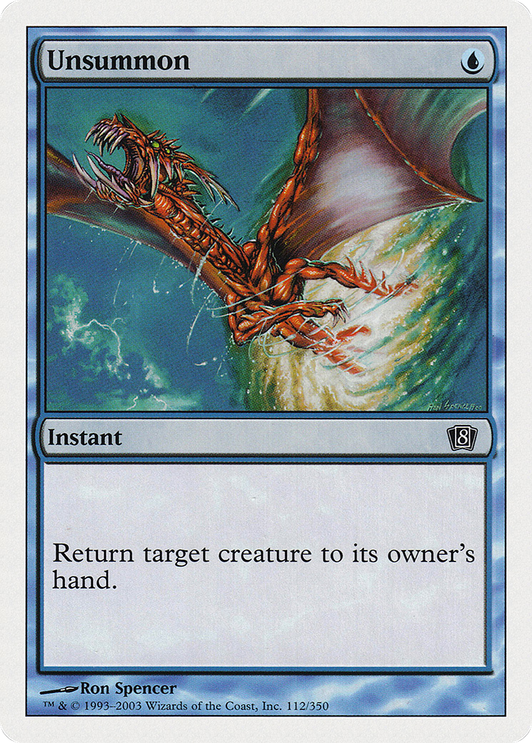 Unsummon (8ED-112) - 8th Edition-1