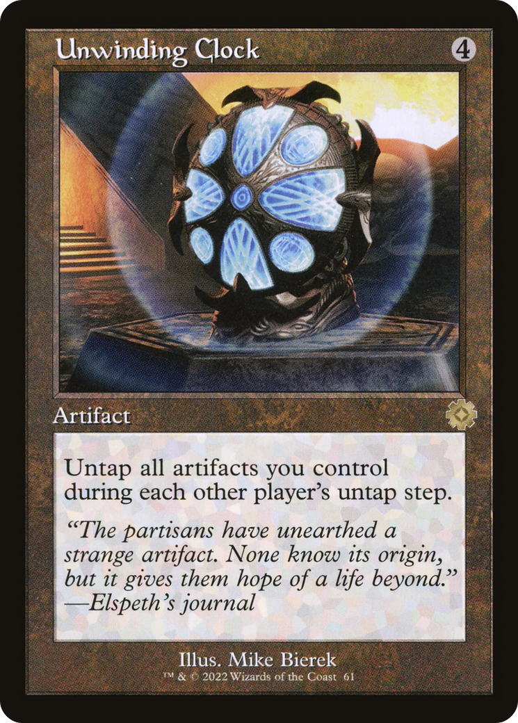 Unwinding Clock (BRR-061) - The Brothers' War Retro Artifacts-1