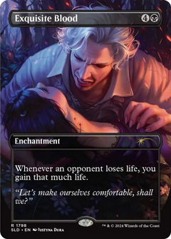 Exquisite Blood (SLD-1798) - Secret Lair Drop (Borderless) Foil-1