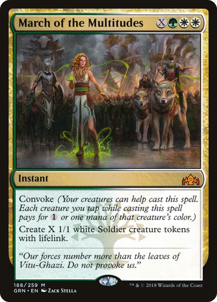March of the Multitudes [Guilds of Ravnica]-1