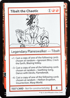Tibalt the Chaotic (No PW Symbol) (CMB1-) - Mystery Booster Playtest Cards 2021-1