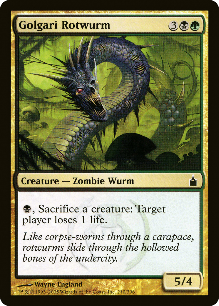 Golgari Rotwurm [Ravnica: City of Guilds]-1