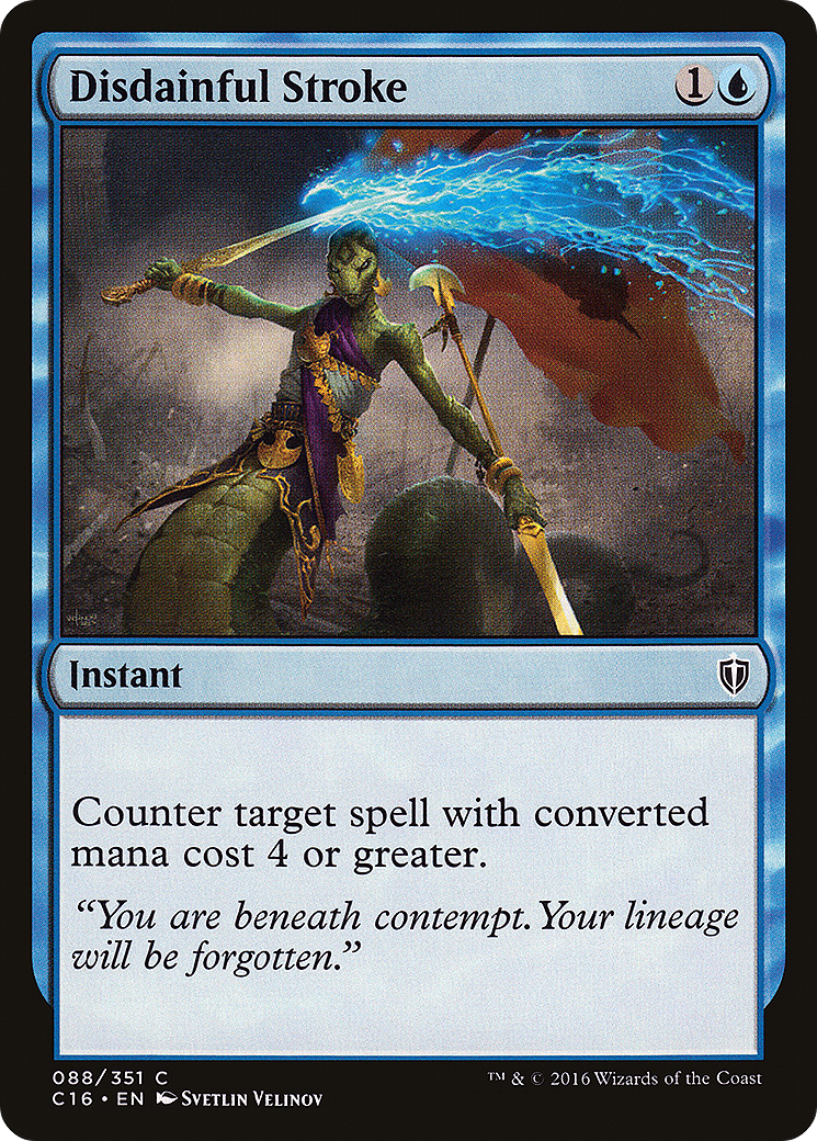 Disdainful Stroke [Commander 2016]-1