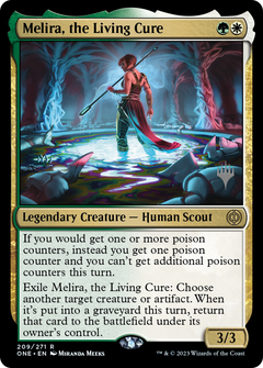 Melira, the Living Cure (Promo Pack) [Phyrexia: All Will Be One Promos]-1