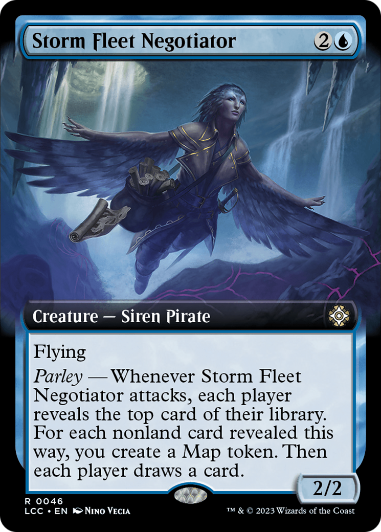 Storm Fleet Negotiator (Extended Art) [The Lost Caverns of Ixalan Commander]-1