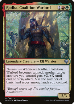 Radha, Coalition Warlord [Dominaria United]-1