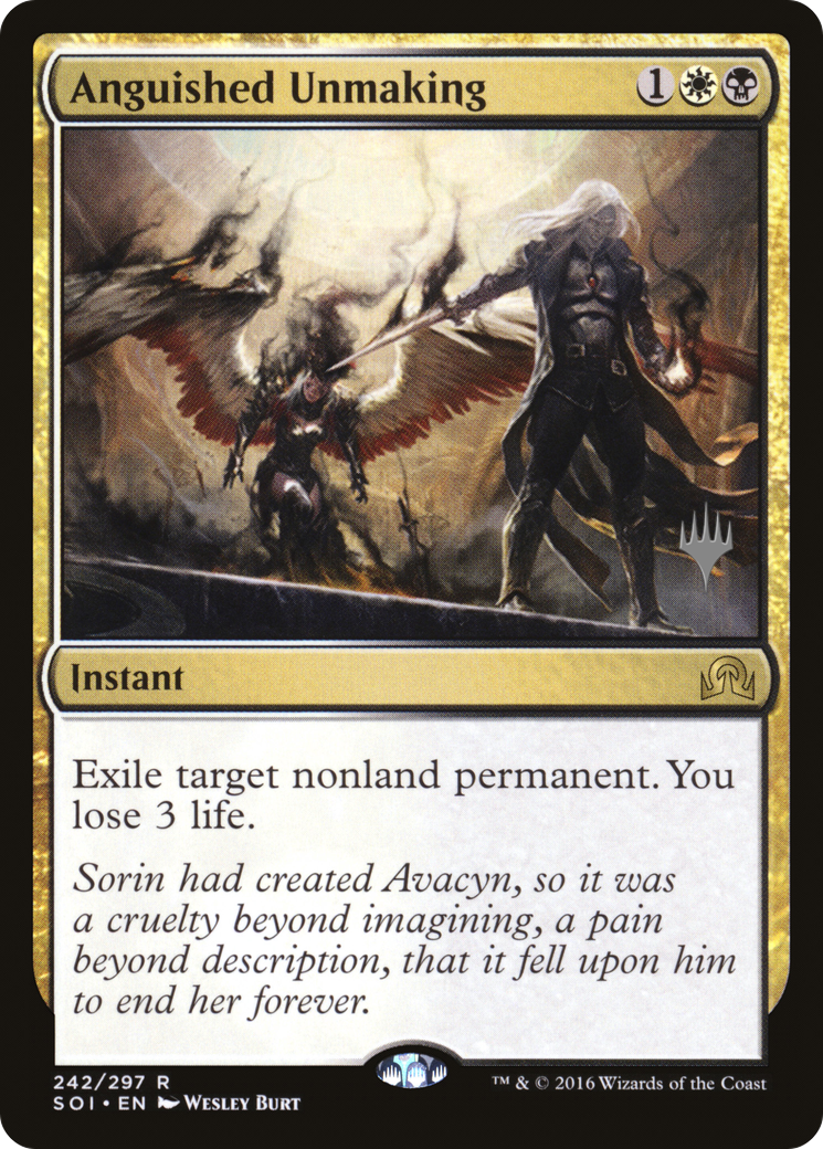 Anguished Unmaking (Promo Pack) [Shadows over Innistrad Promos]-1