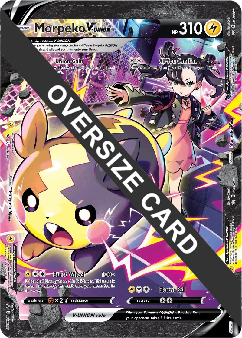 Morpeko V-UNION (SWSH287-290) (Jumbo Card) [Sword & Shield: Black Star Promos]-1