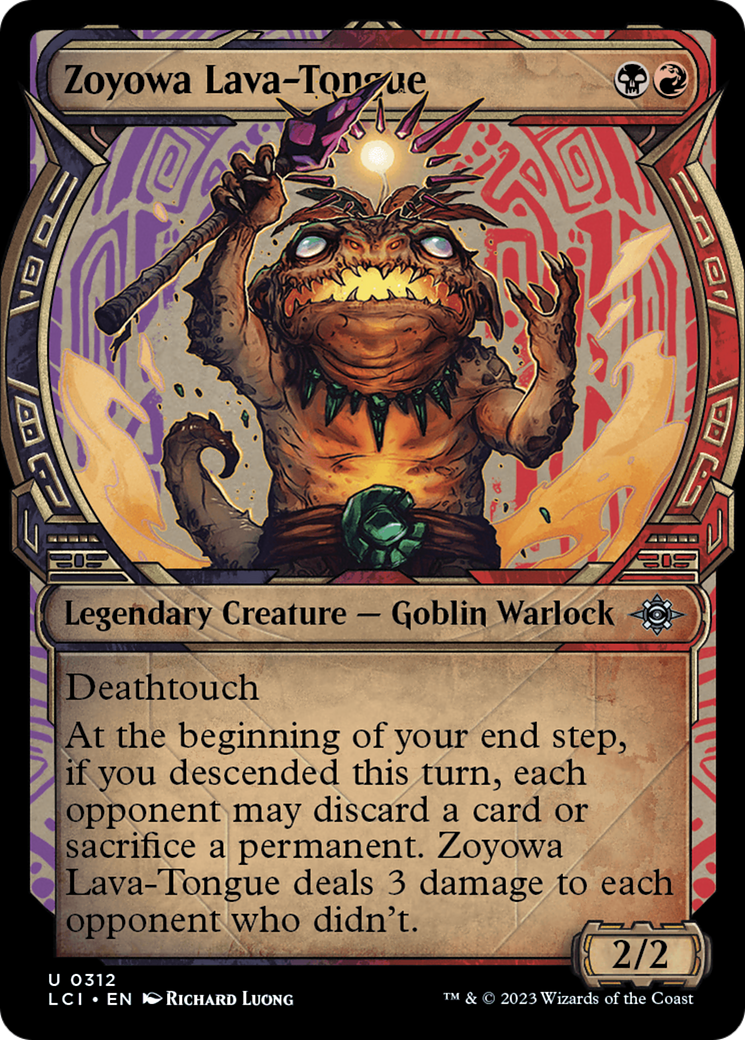 Zoyowa Lava-Tongue (Showcase) (LCI-312) - The Lost Caverns of Ixalan: (Showcase)-1