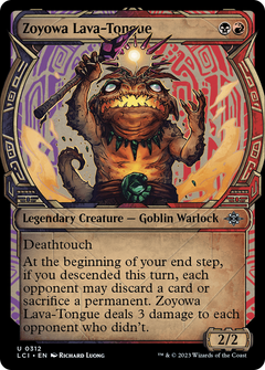 Zoyowa Lava-Tongue (Showcase) (LCI-312) - The Lost Caverns of Ixalan: (Showcase) Foil-1