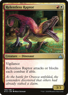 Relentless Raptor [Rivals of Ixalan]-1