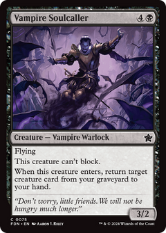 Vampire Soulcaller (FDN-075) - Foundations Foil-1