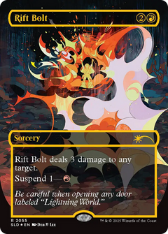 Rift Bolt (2055) (Raised Foil) [Secret Lair Drop Series]-1