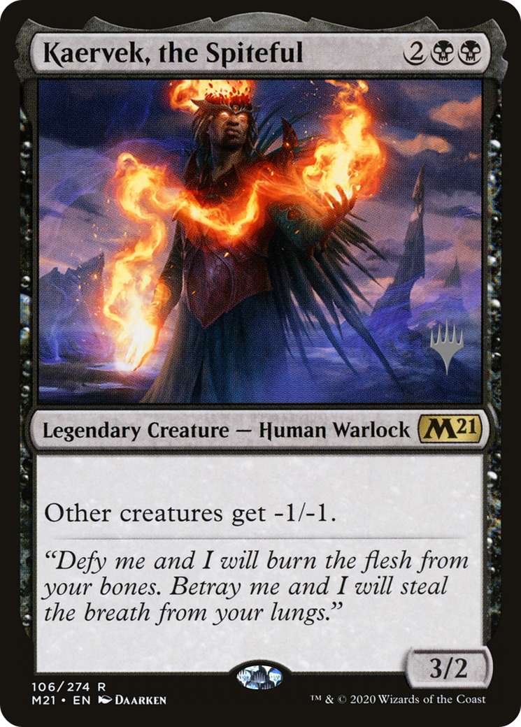 Kaervek, the Spiteful (Promo Pack) [Core Set 2021 Promos]-1