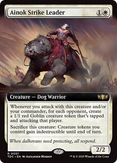Ainok Strike Leader (Extended Art) [Tarkir: Dragonstorm Commander]-1