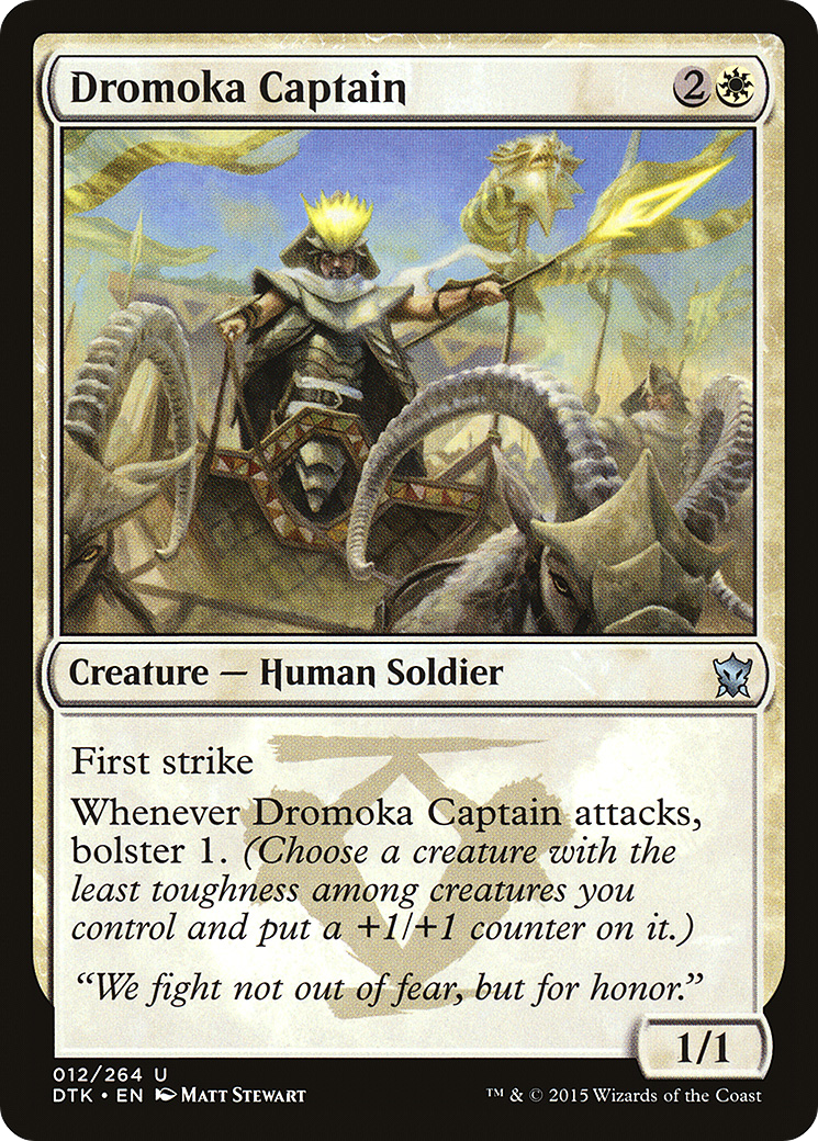 Dromoka Captain [Dragons of Tarkir]-1