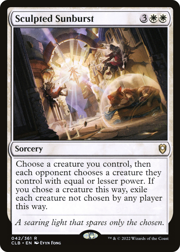 Sculpted Sunburst [Commander Legends: Battle for Baldur's Gate]-1