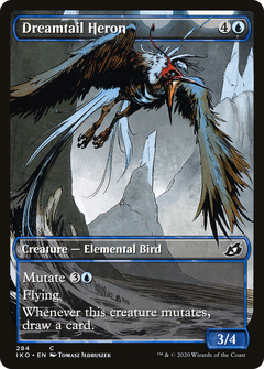 Dreamtail Heron (Showcase) [Ikoria: Lair of Behemoths]-1