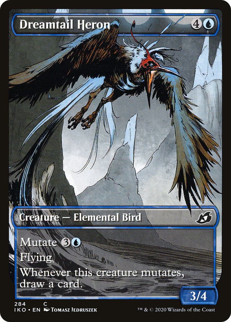 Dreamtail Heron (Showcase) [Ikoria: Lair of Behemoths]-1