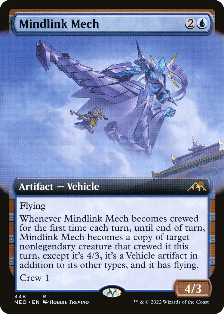 Mindlink Mech (Extended Art) [Kamigawa: Neon Dynasty]-1