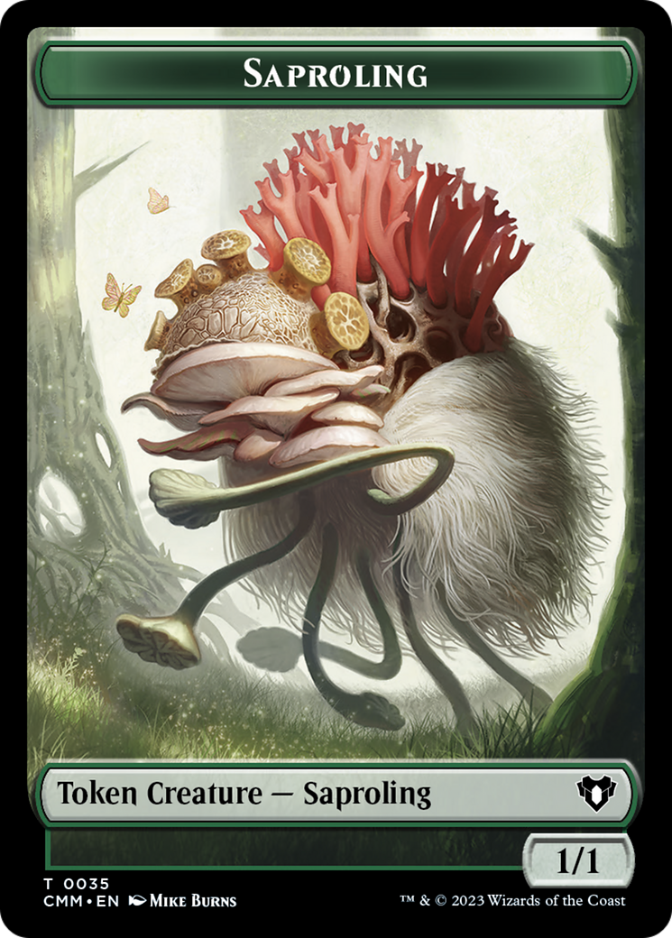 Saproling Token [Commander Masters Tokens]-1