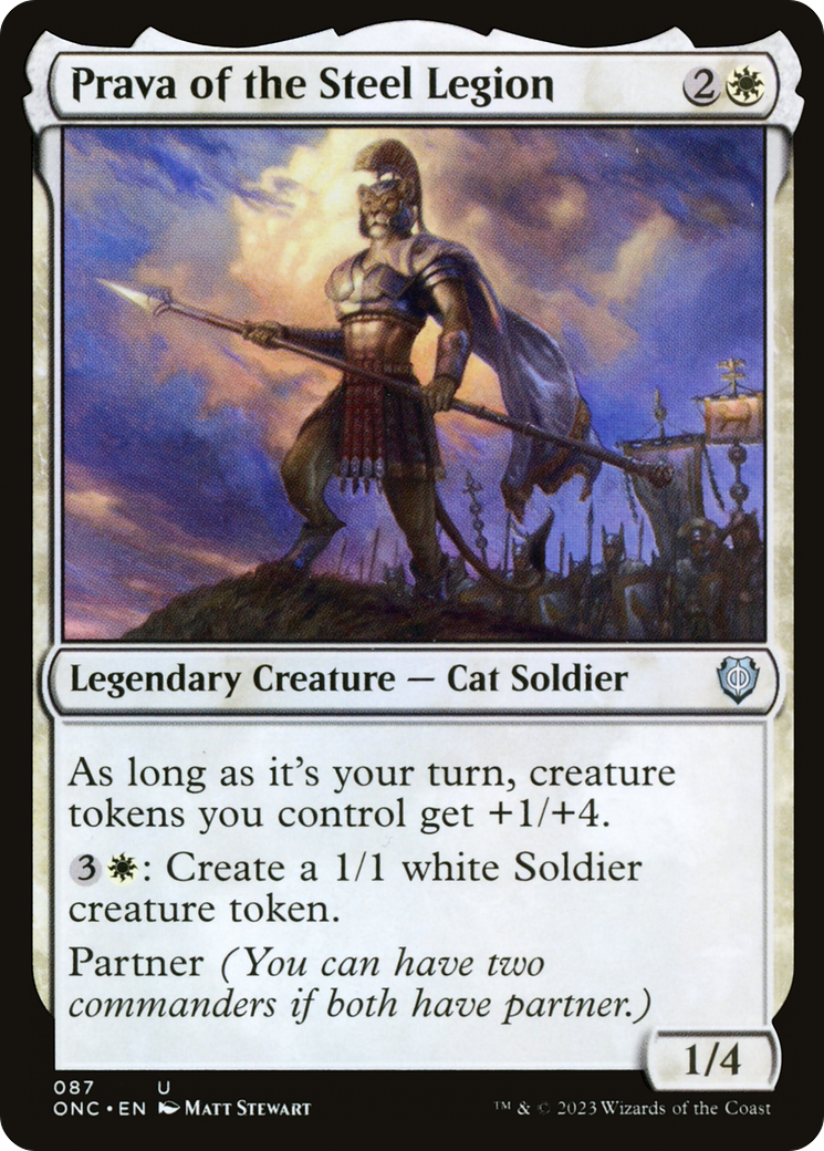 Prava of the Steel Legion [Phyrexia: All Will Be One Commander]-1