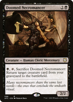 Doomed Necromancer [Dungeons & Dragons: Adventures in the Forgotten Realms Commander]-1