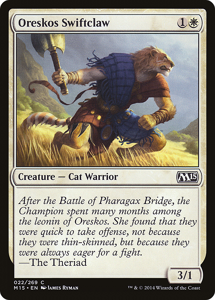 Oreskos Swiftclaw [Magic 2015]-1