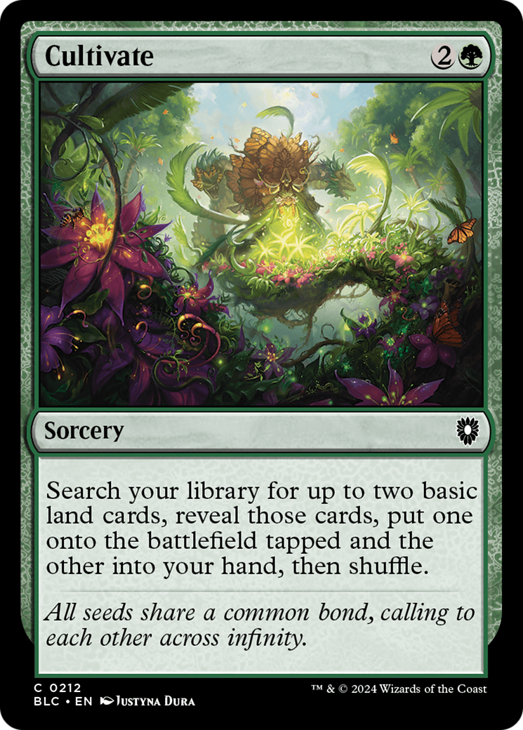 Cultivate [Bloomburrow Commander]-1