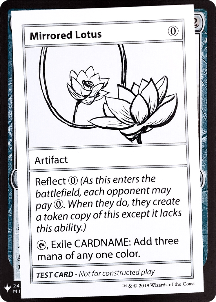 Mirrored Lotus [Mystery Booster Playtest Cards]-1