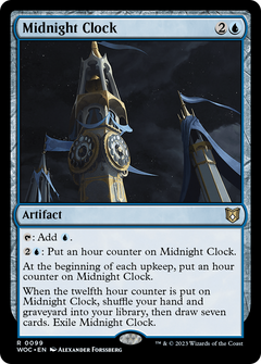 Midnight Clock [Wilds of Eldraine Commander]-1