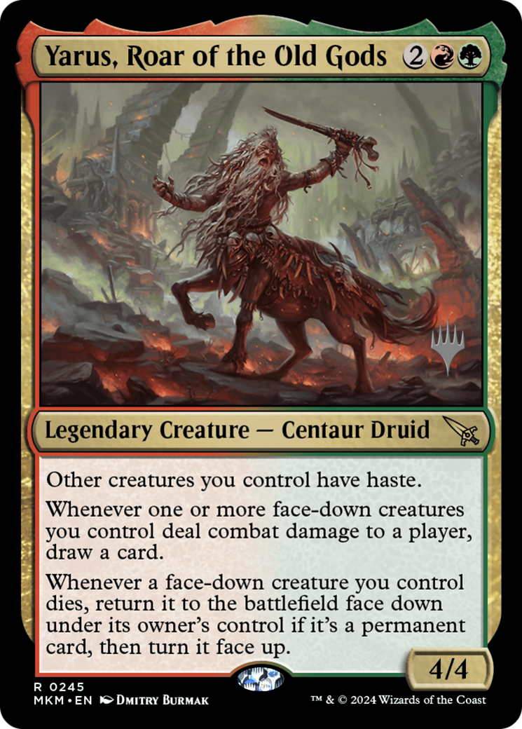Yarus, Roar of the Old Gods (PPMKM-245) - Murders at Karlov Manor Promos Foil-1