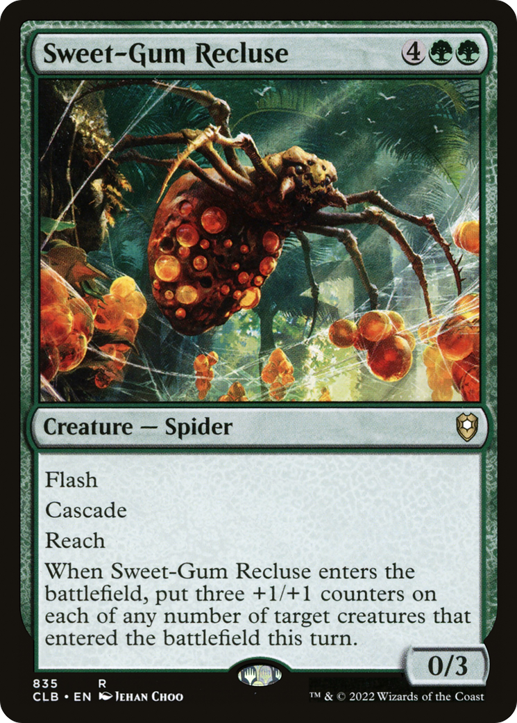 Sweet-Gum Recluse [Commander Legends: Battle for Baldur's Gate]-1