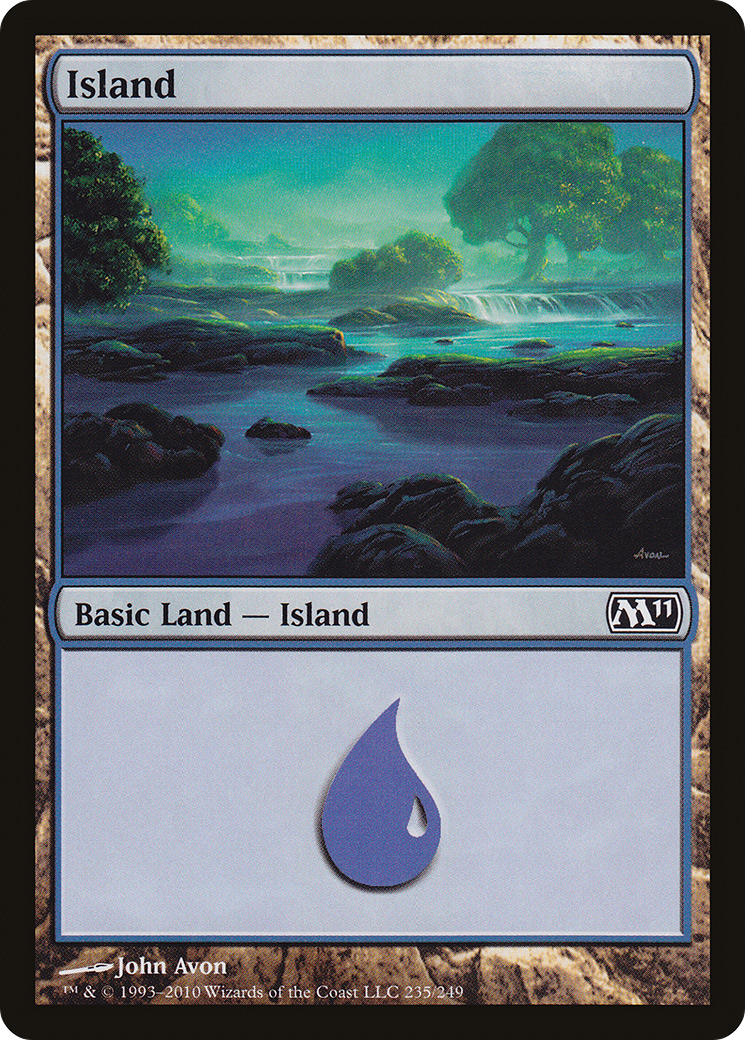 Island (235) [Magic 2011]-1