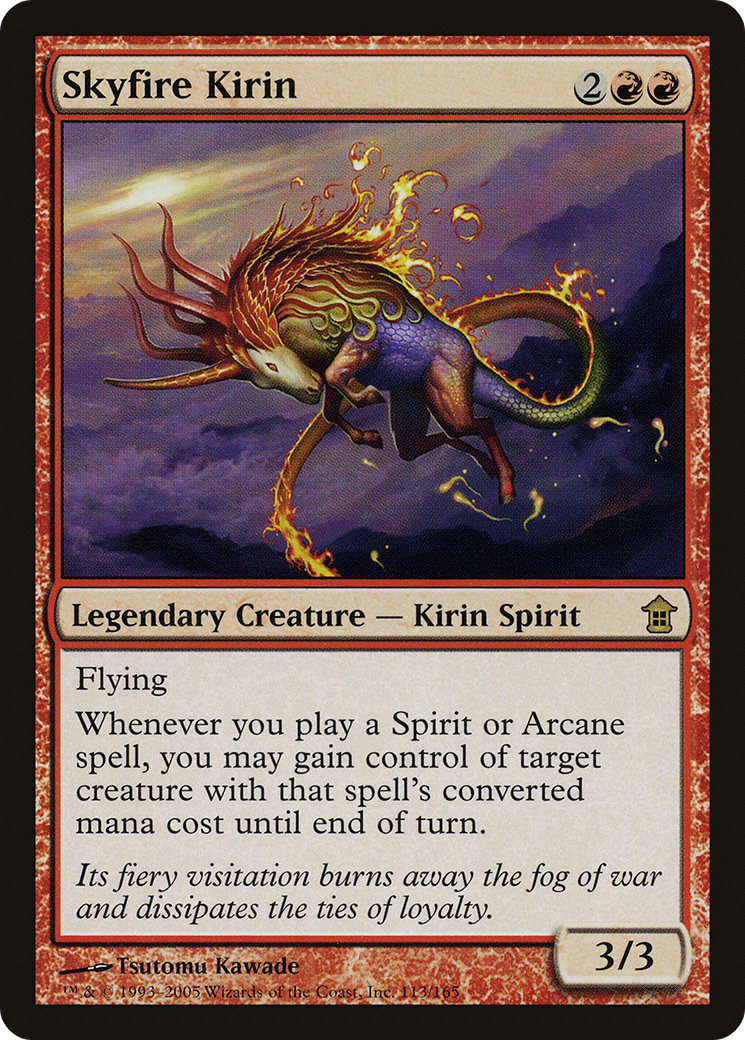Skyfire Kirin [Saviors of Kamigawa]-1