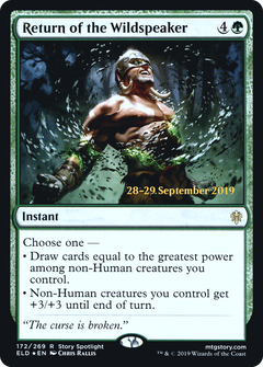 Return of the Wildspeaker [Throne of Eldraine Prerelease Promos]-1
