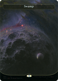 Swamp (493) (Orbital Space-ic Land) (Galaxy Foil) [Unfinity]-1