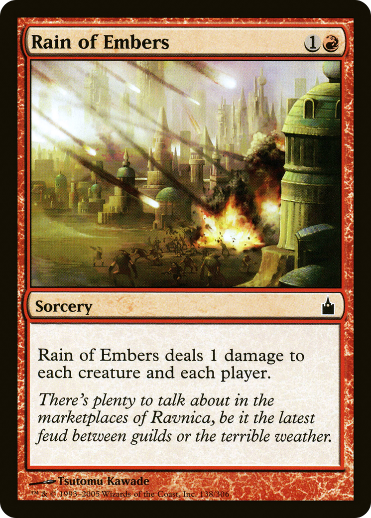 Rain of Embers [Ravnica: City of Guilds]-1