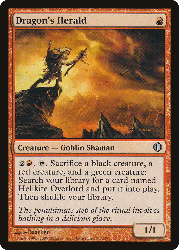 Dragon's Herald [Shards of Alara]-1