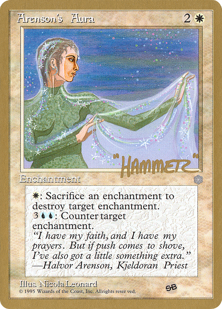 Arenson's Aura (Shawn "Hammer" Regnier) (SB) [Pro Tour Collector Set]-1