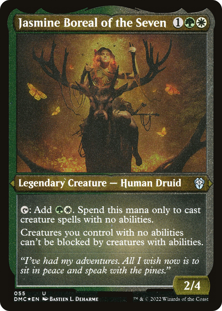 Jasmine Boreal of the Seven (DMC-055) - Dominaria United Commander Etched Foil-1
