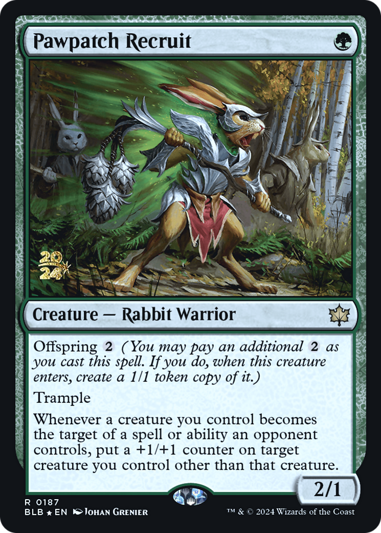 Pawpatch Recruit [Bloomburrow Prerelease Promos]-1