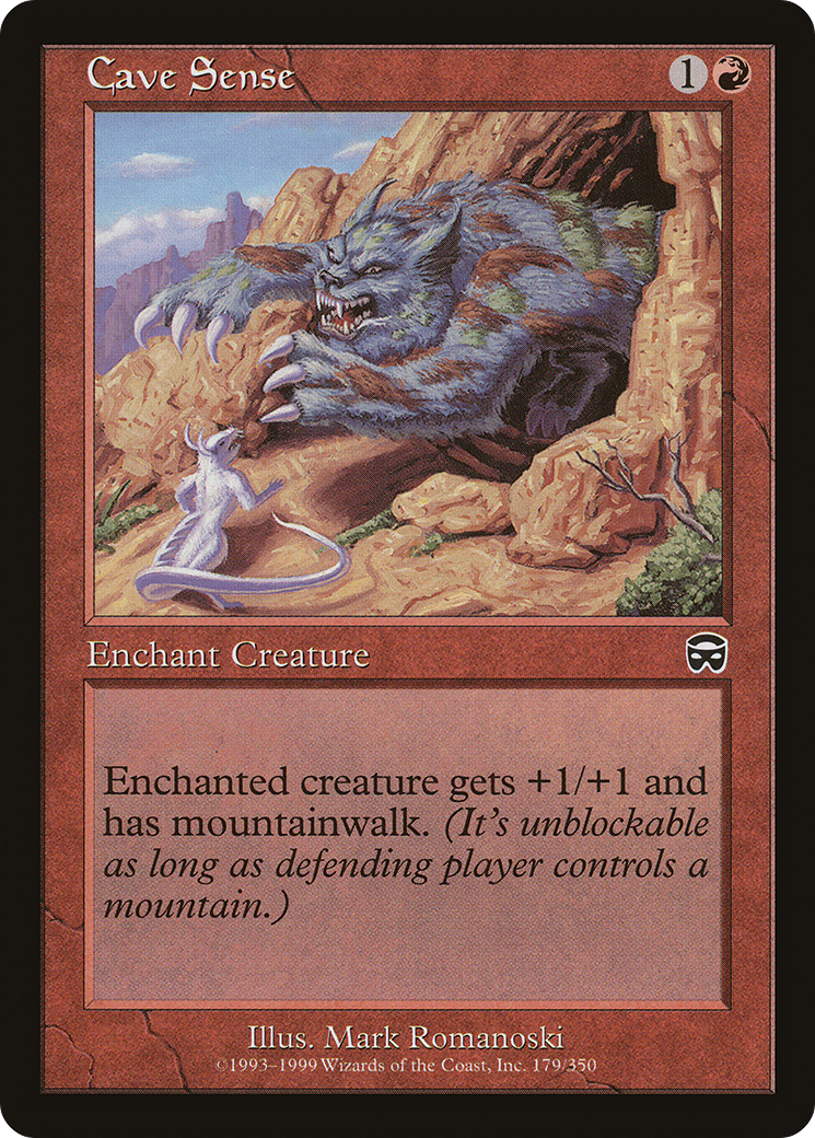 Cave Sense [Mercadian Masques]-1