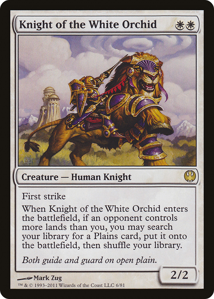 Knight of the White Orchid [Duel Decks: Knights vs. Dragons]-1