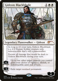 Gideon Blackblade (Stained Glass) [Secret Lair Drop Promos]-1